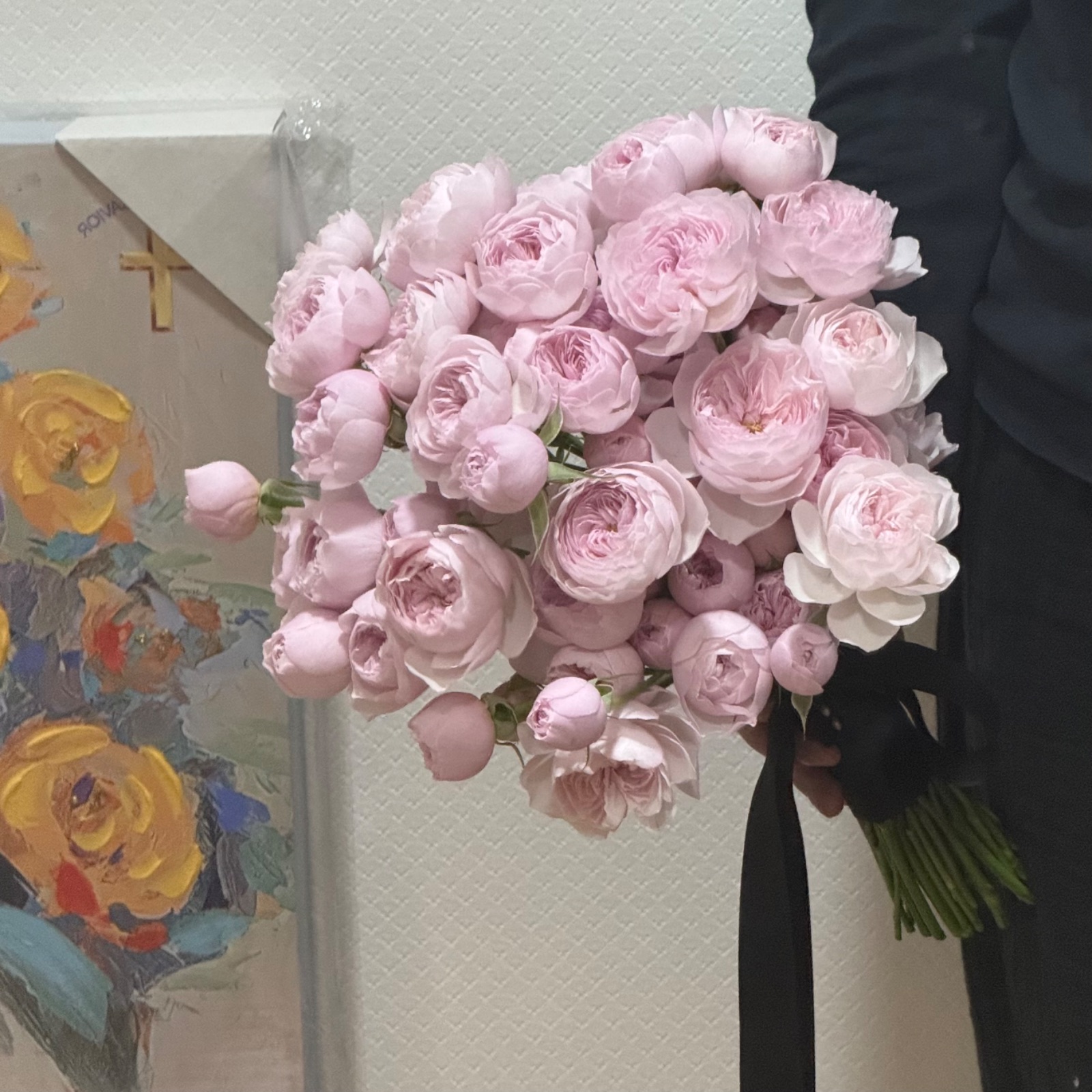 산밑에 백합 작업 사진